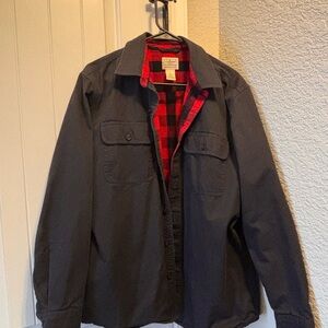 Levi's Men's Black and Red Jacket